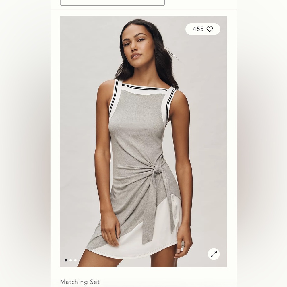 Daily Practice Overload Tie-Waist Mini Dress